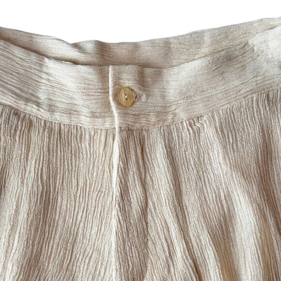 Savannah Morrow The Label Verita Short in Cream Raw Silk New FLAWS S - Picture 8 of 12